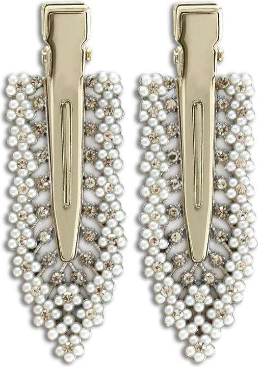 Immagine prodotto Vanessa Beauty Clip senza cuciture - Set Glamour argento (Elastico per capelli, Decorazioni)