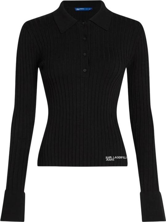 Produktbild Karl Lagerfeld Langarm Strickpolo (M)