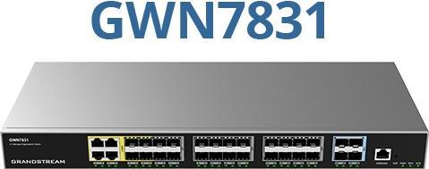 Actual product image Grandstream 24+4P GWN7831, 24x Gigabit ports, 4x SFP+ (24 ports)