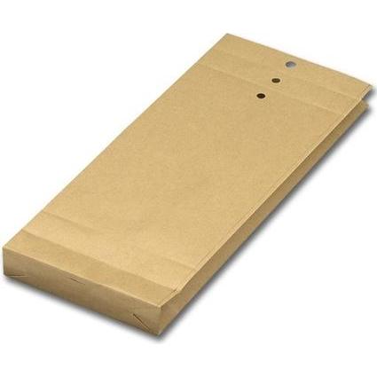 Magni, Verpackungsmaterial, Musterbeutel geri./gelo.120g braun 120x285x50mm 250 St VE=1 (250 Stück)