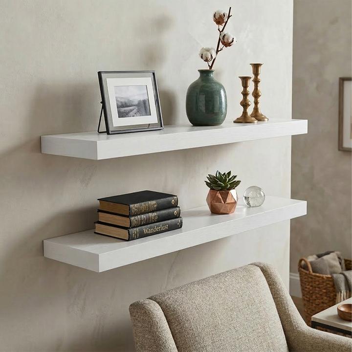 Actual product image Relaxdays 3x wall shelf (80 x 23 x 4 cm)