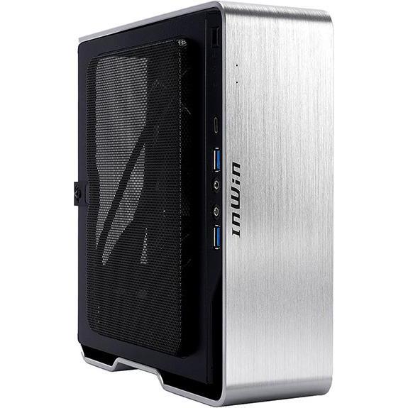 In Win In-Win Chopin MAX Silver case, miniITX +200W GOLD (Mini-ITX), Case PC, Argento