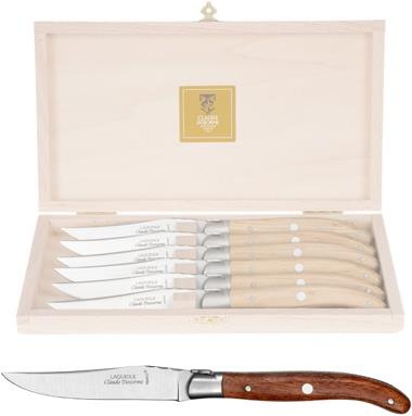 Actual product image Laguiole Claude Dozorme steak knife (6 Piece, Knife)