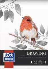 Productafbeelding Oxford Kunst tekenblok Tekening, DIN A3, 200 g/m2 25 vellen, stevige kartonnen achterkant, bovenaan gelijmd (A3, Geen, Softcover)