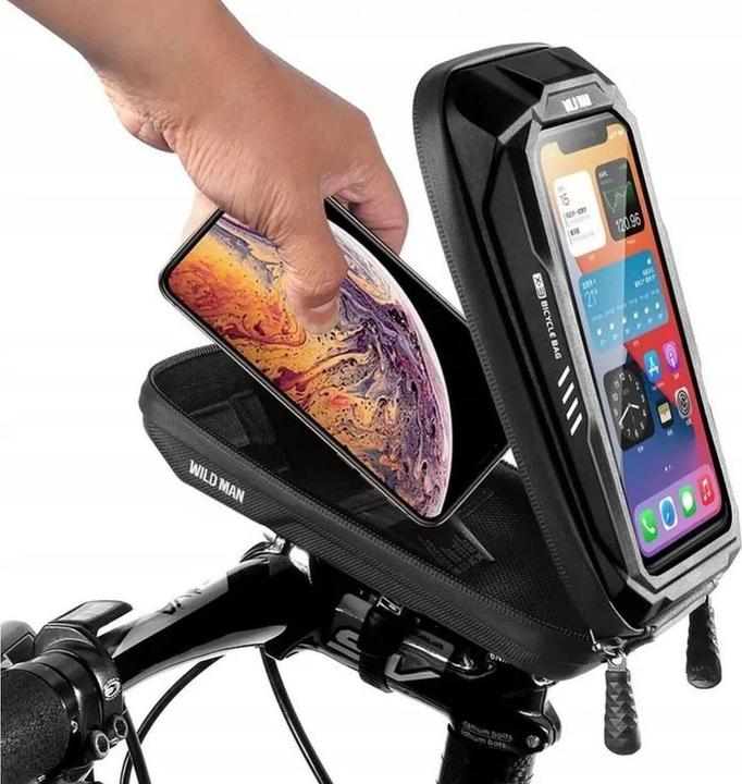 Image du produit Wildman Bicycle accessory traveling bag for handlebars with zipper X3 0,5L black (3 l, Sacoche de guidon)