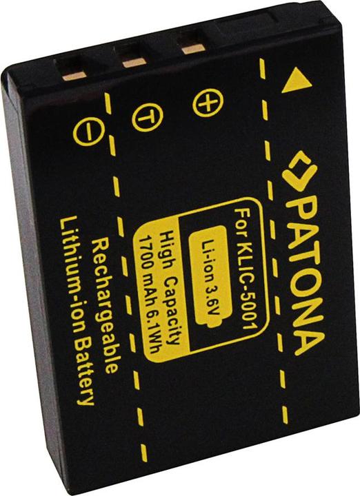 Produktbild Patona Akku f. Kodak EasyShare Z730 DX7630 DX7590 Klic-5001 (Kamera Akku)