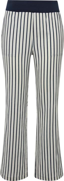 Produktbild Ulla Popken Hose Mary, Leinenmix, Streifen, weites Bein, Elastikbund (42)