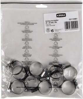 Actual product image Xavax Hose clamp 20-32 mm 10 pcs