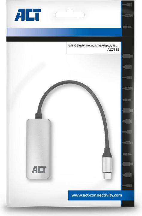 Image du produit Adaptateur réseau USB-C Gigabit (USB-C, RJ45 Gigabit Ethernet (1x))