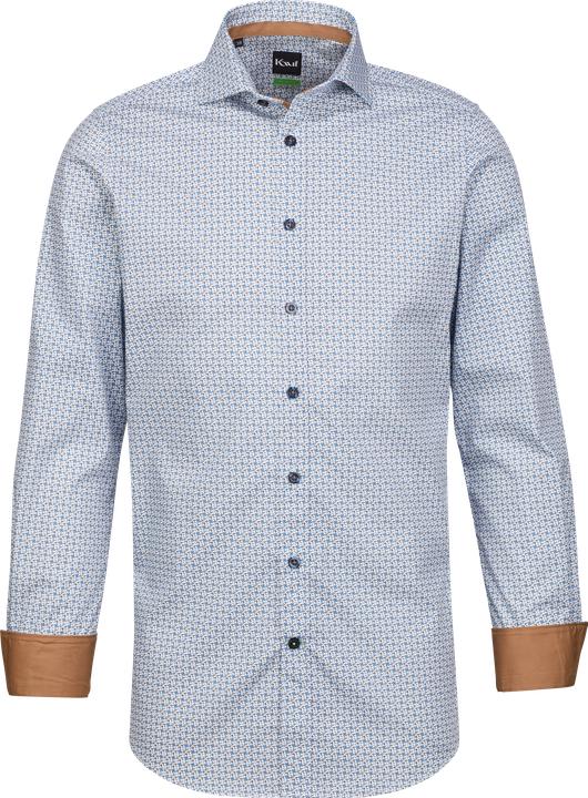 Kauf London New Kent Langarm slim fit mit Kontrast