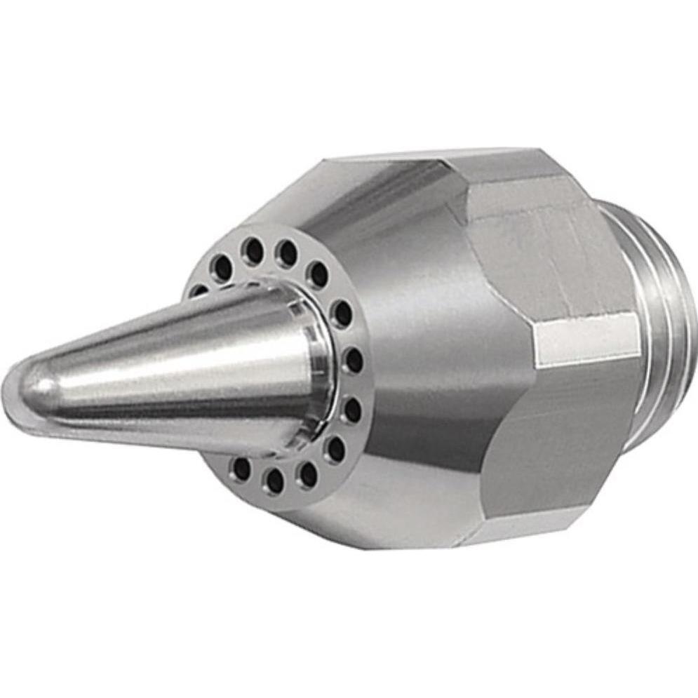 Riegler, Utensile ad aria compressa, Ugello rotondo filettatura esterna alluminio lunghezza 41 mm Ø esterno 13 mm