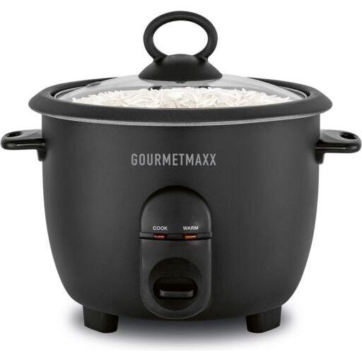 Gourmetmaxx Rijstkoker, Stomer + rijstkoker, Zwart