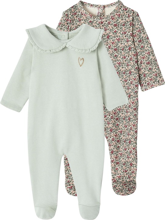 Immagine prodotto Vertbaudet 2er-Pack Baby Strampler aus Sweatware Oeko-Tex (50)