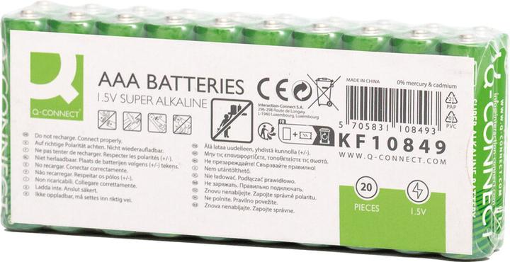 Actual product image Q-Connect Alkaline batteries (20 pcs., AAA, 1080 mAh)