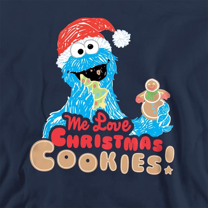 Image du produit - Sweat motif Macaron le glouton ME LOVE CHRISTMAS COOKIES! - Adulte (XL)