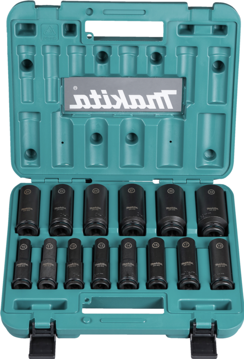Actual product image Makita B-52308 (32 mm, 16 mm, 15 mm, 28 mm, 17 mm, 13 mm, 10 mm, 22 mm, 19 mm, 31 mm, 14 mm, 25 mm, 30 mm, 26 mm, 21 mm, 18 mm, 23 mm, 12 mm, 24 mm, 29 mm, 20 mm, 27 mm, 11 mm)