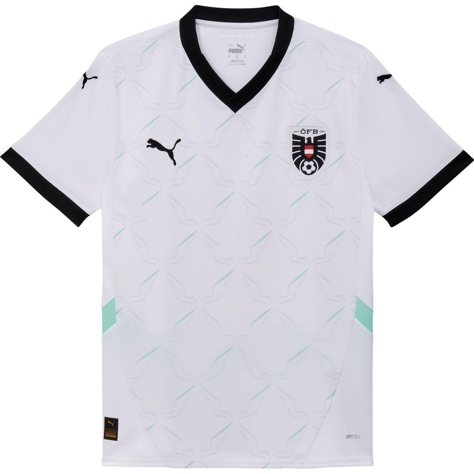 Puma, Jungen, Fussballtrikot, ÖFB Away Jersey Replica Jr (140), Grün, 140