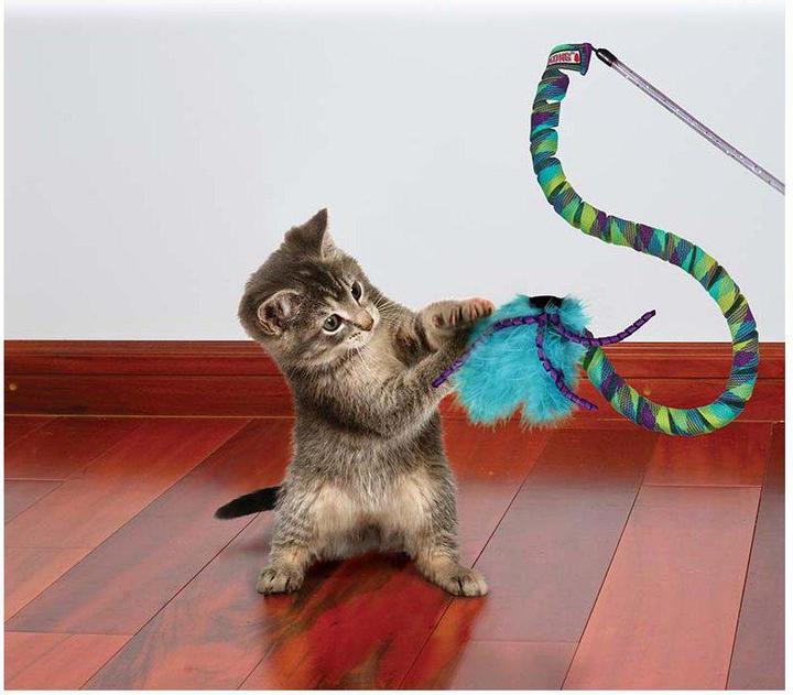 Actual product image KONG Teaser Curlz (Play fishing rod cat)