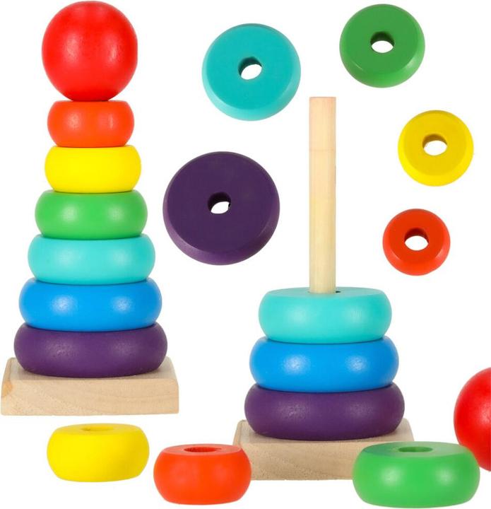 Produktbild Holzecke Traktor mit Leiterwagen Spielzeug
