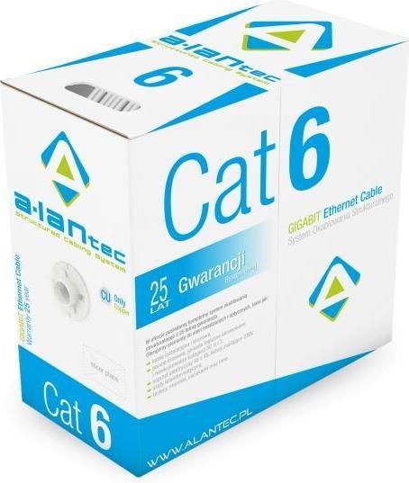 Produktbild Alantec KIU6LINKA305 Netzwerkkabel U/UTP (UTP) (U/UTP, CAT6, 305 m)