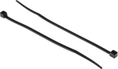 Immagine prodotto RS PRO Serratura 142 mm x 3,2 mm Noir in Nylon 66 (Fascette in plastica, 142 mm, 250 pz.)