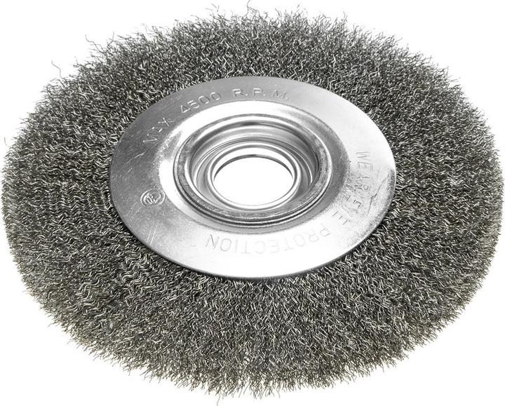 Immagine prodotto Graphite Drahtbürste 200 x 32 mm, gewellter Draht, Stahl