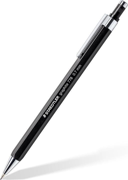 Produktbild Staedtler Druckbleistift graphite 778 07-9 B 0,7mm Schaft schwarz (0.70 mm, B, 1x)