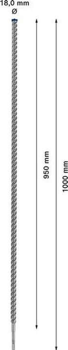 Actual product image Bosch Professional Zubehör Expert SDS plus-7X hammer drill, 20 x 200 x 250 mm (20 mm)