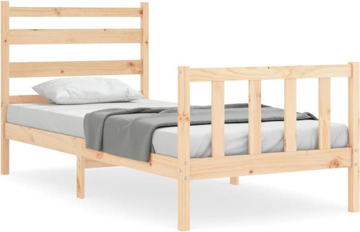 Produktbild VidaXL Bett mit Kopfteil (100 x 200 cm)