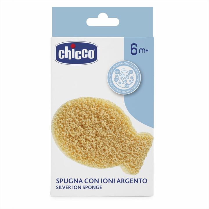 Actual product image Chicco Washing Sponge Silver Ions Fish