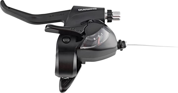 Actual product image Shimano ST-EF41 shift/brake lever left 3s (Front + Rear, Brake kit)