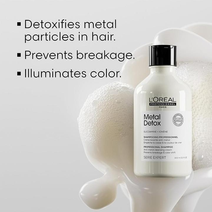 Actual product image L'Oréal Professionnel Serie Expert Metal Detox Shampoo (300 ml, Liquid shampoo)