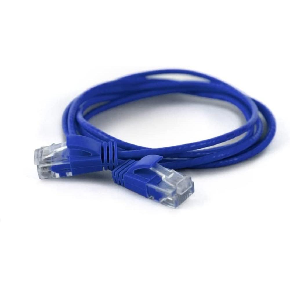 Wantec 7241 U/UTP (UTP) Blau 0.25m Cat6a Netzwerkkabel (U/UTP, CAT6a, 0.25 m), Netzwerkkabel