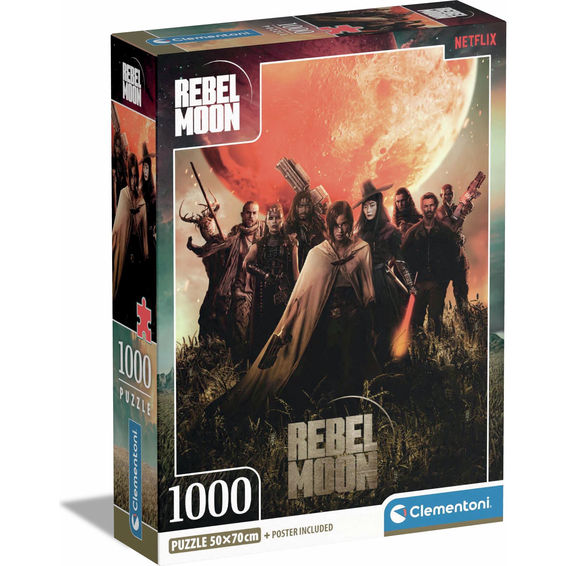 Clementoni Multicolore 1000 Pz - Luna Ribelle (1000 Pezzi)