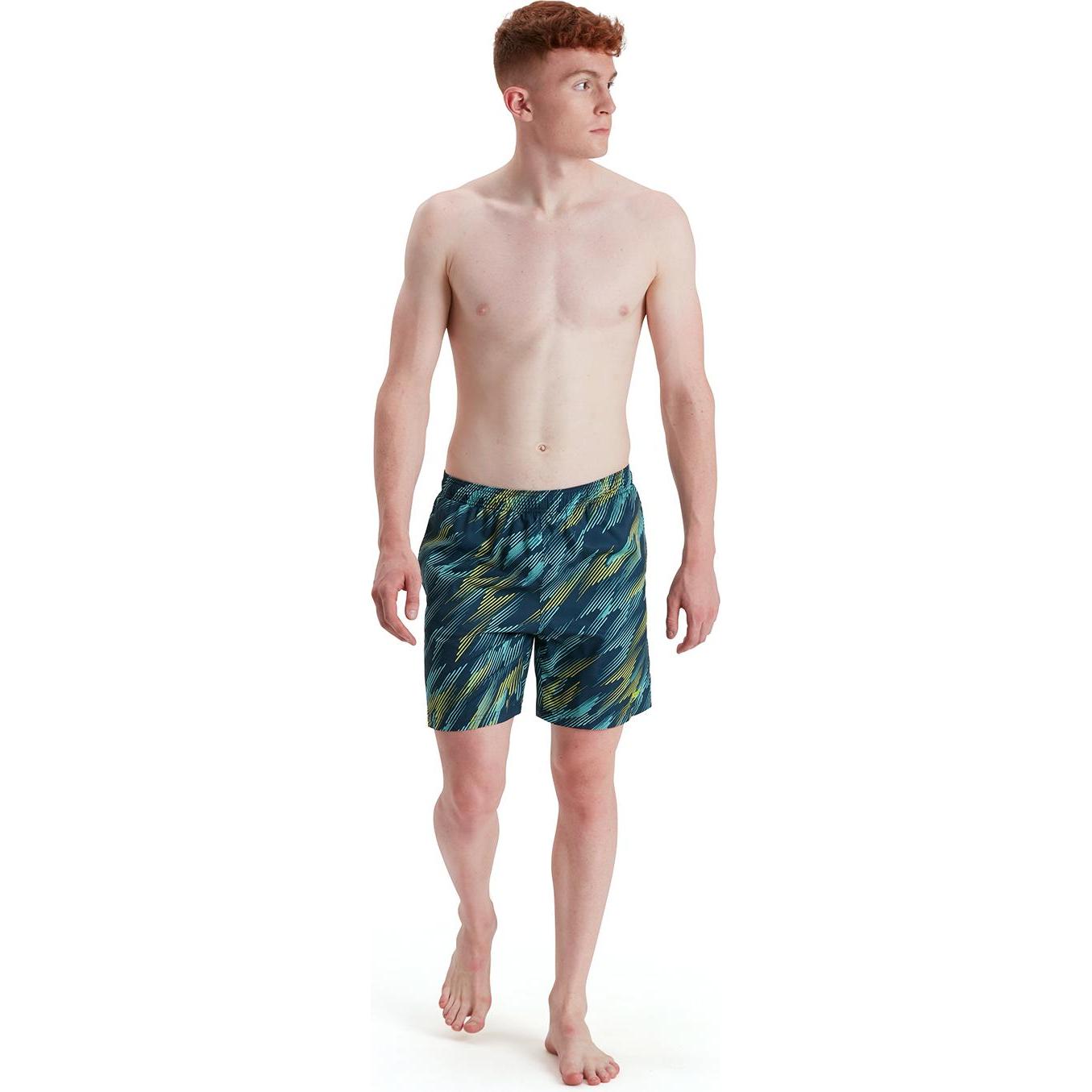 Thumbnail - Speedo, Herren, Badehose, Sport Allover 18" Watershort, Blau, (L)