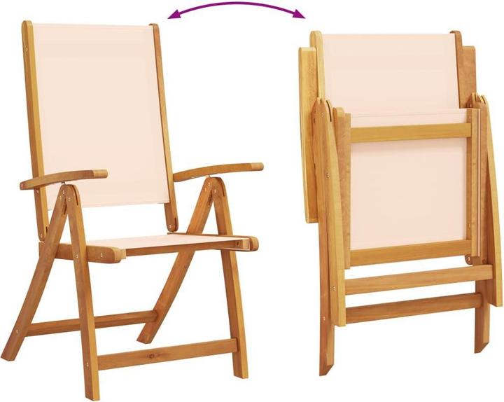 Produktbild vidaXL klappbarer Gartenstuhl