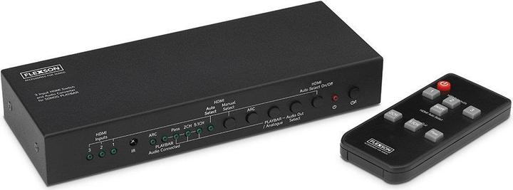 Actual product image Flexson 3 Input HDMI Switch and Audio Converter