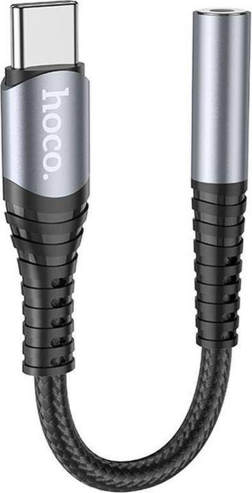 Hoco - Audio Cable Adapter (LS33) - Type-C to Jack 3.5mm - Grey (Digital -> Analog)