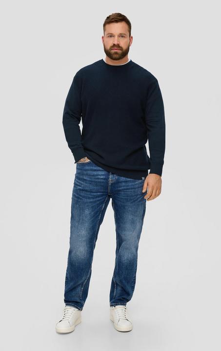 Immagine prodotto s.Oliver Strickpullover Strickpullover mit Waffelpiqué-Muster (4XL)