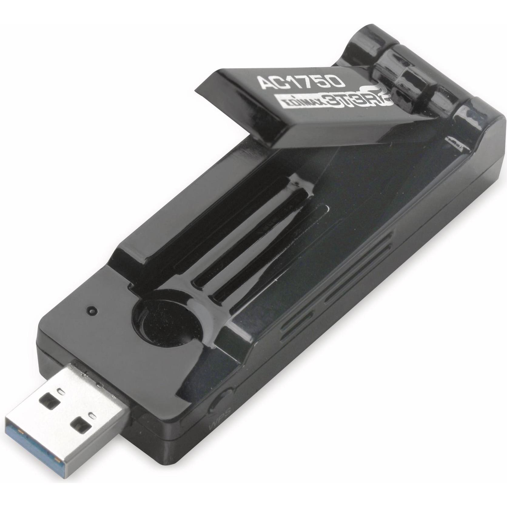Thumbnail - edimax Ew-7833uac (USB 3.0), Netzwerkadapter, Schwarz
