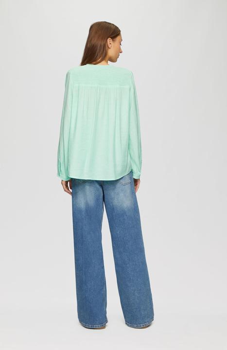 Immagine prodotto S.Oliver Bluse Strukturierte Bluse aus Viskosemix mit Smok-Details (34)