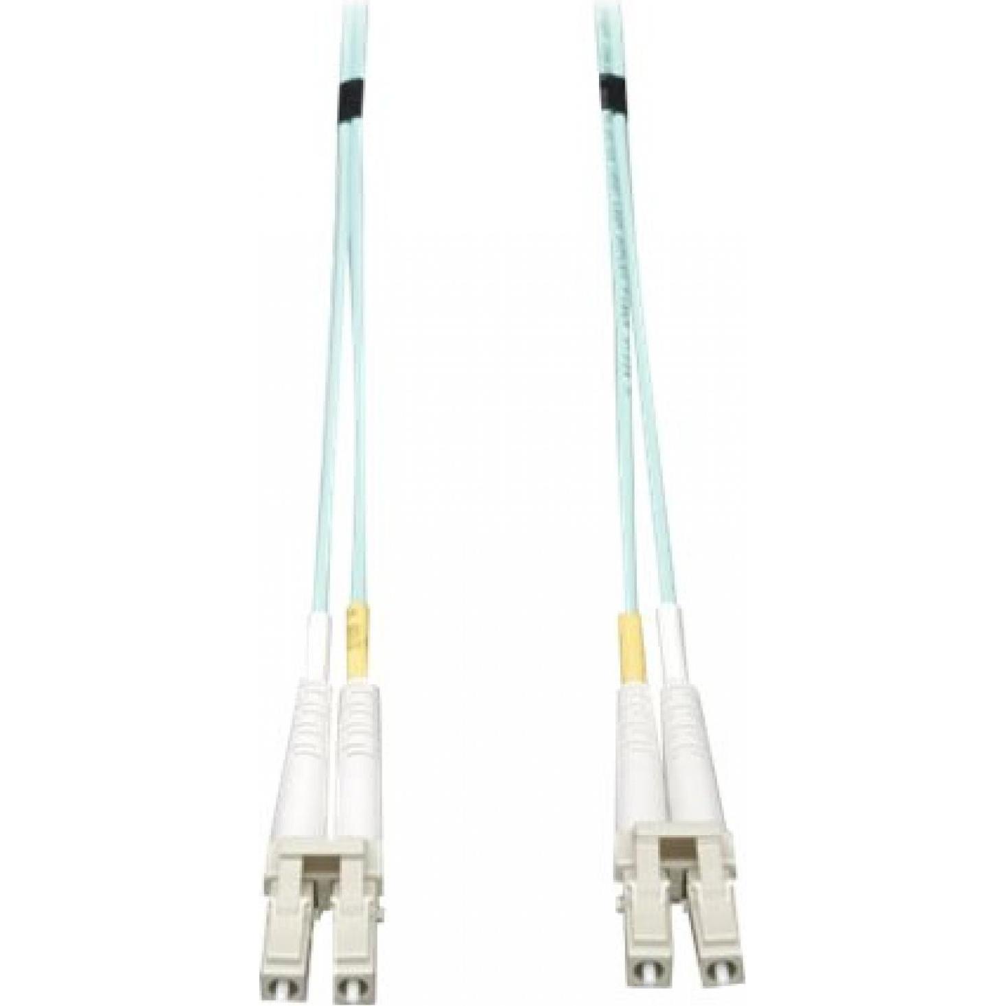 Eaton 10Gb Duplex Multimode 50/125 OM3 LSZH Fiber Patch Cable LC/LC - Aqua 5m 16ft. (CAT6, 5 m), Netzwerkkabel