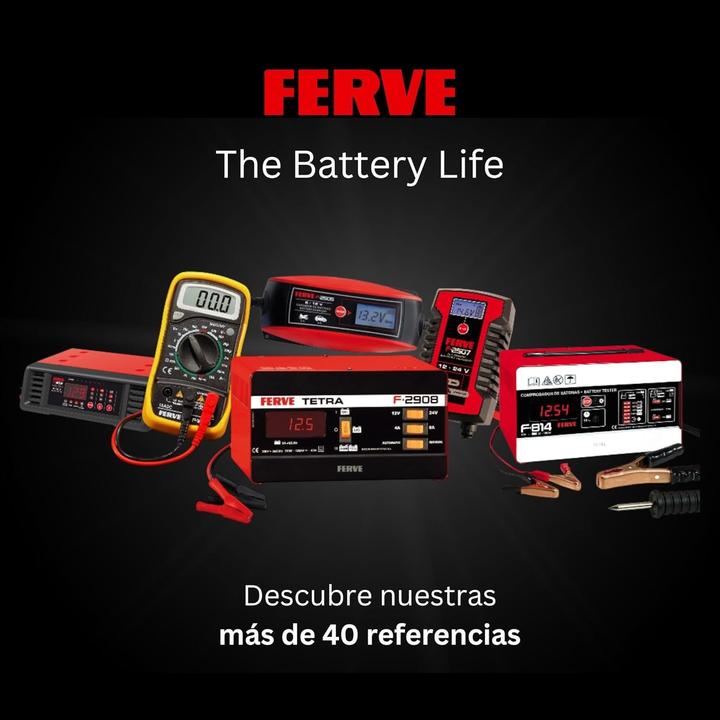 Productafbeelding Ferve F-2320 Dual Charger for Lead Acid Batteries, 0 (12V, 24V, 20 A)