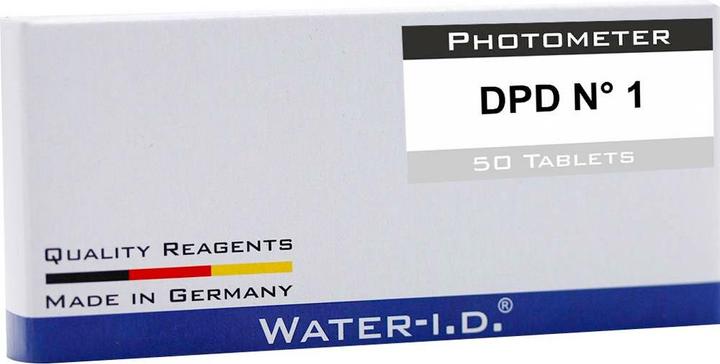 Actual product image Water ID Replacement tablets DPD-1