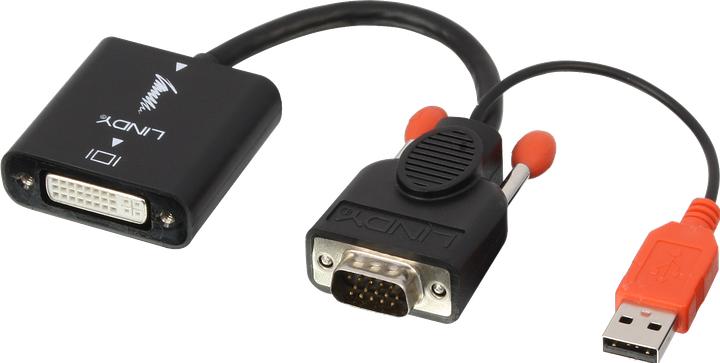 Image du produit Lindy Adaptateur vidéo VGA-DVI (0.20 m)