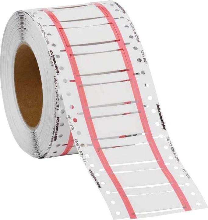 HellermannTyton TULT12-4DS-1x50WH LFH Sleeves (500 x)