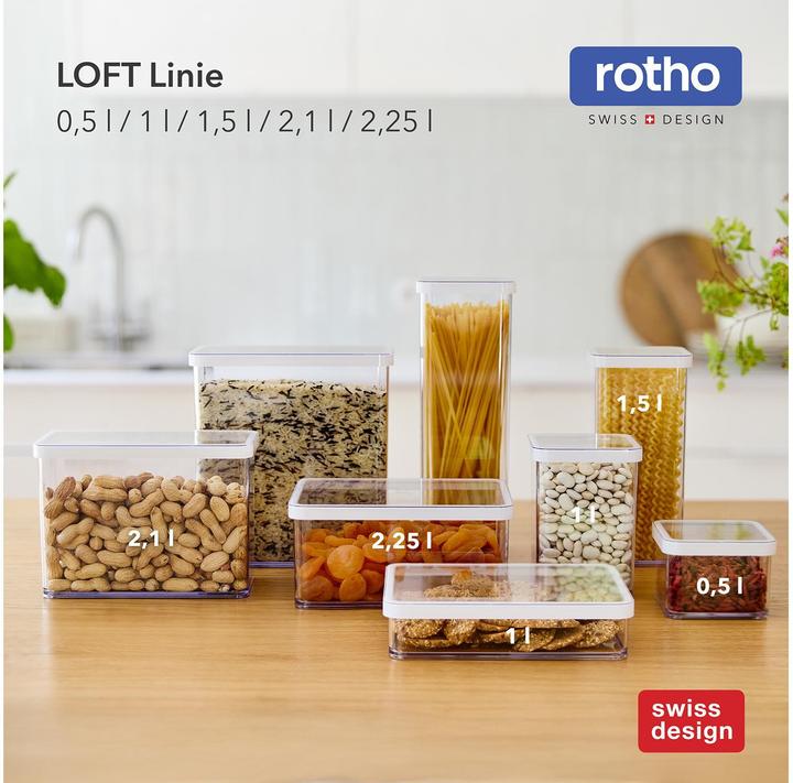 Actual product image Rotho Loft Set Premium tins (27 l)
