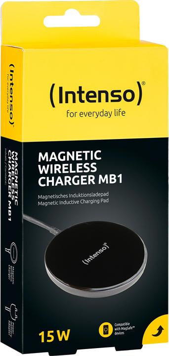Produktbild Intenso Magnetic Wireless Charger MB1 schwarz (15 W)