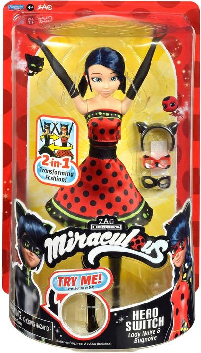 Produktbild Bandai MIRACULOUS Puppe Ladybug mit Outfit V erwandlung 26 cm 4+