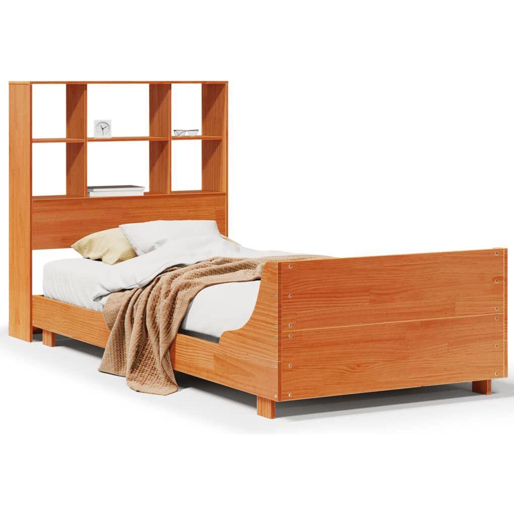 VidaXL, Bett, Massivholzbett Holzbett Bett Einzelbett ohne Matratze 90x190cm Kiefer (90 x 190 cm)